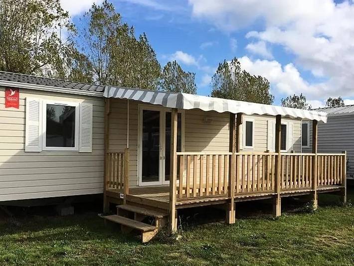 Mobil home pour 8 personnes, avec bassin pour enfant à Angles - 2