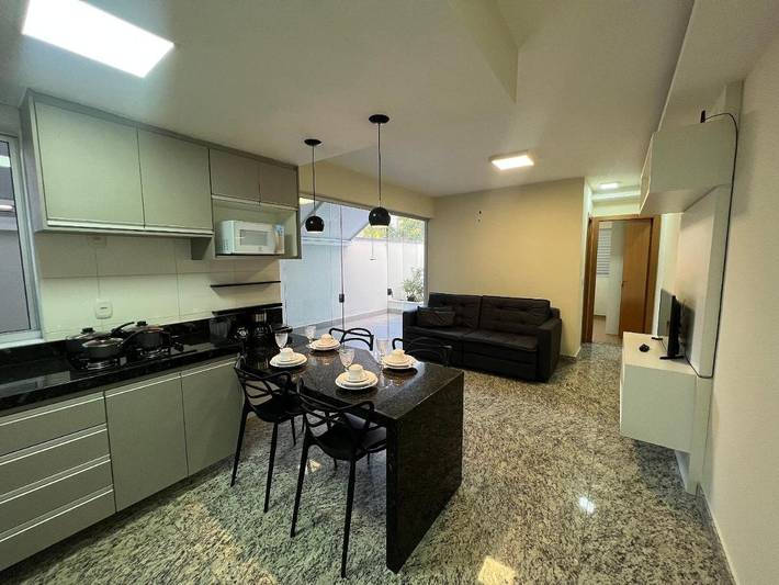 Apartamento de férias para 6 pessoas, com terraço em Belo Horizonte