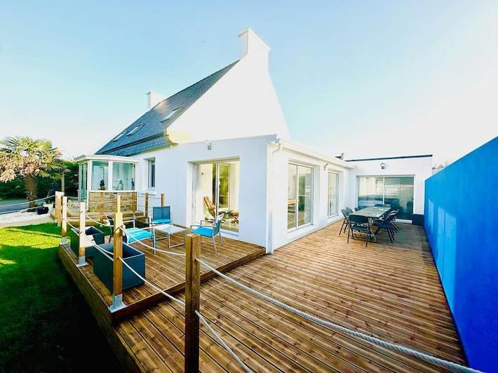 Location de vacances pour 10 personnes, avec jardin, adapté aux familles à Plouzané