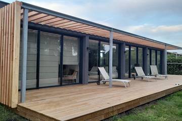 Gîte pour 4 personnes, avec terrasse et jardin à Angresse