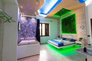 Maison d’hôte pour 3 personnes, avec terrasse et jacuzzi à Pompei