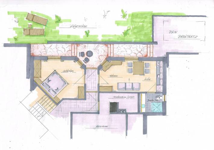 Ferienwohnung für 3 Personen, mit Terrasse und Garten sowie Ausblick in Vandans - 4