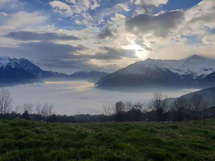 Gîte pour 4 personnes, avec jardin, animaux acceptés à Jarrier