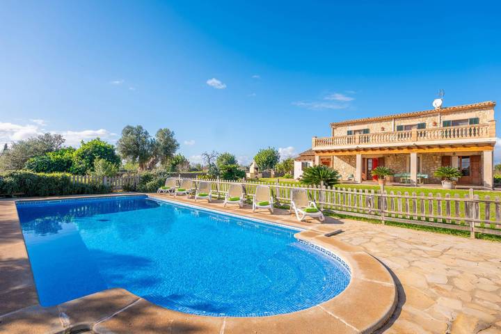 Sa Torreta De Santa Margalida - Villa mit privatem Pool und WLAN in Santa Margalida in Santa Margalida, Mallorca Norden