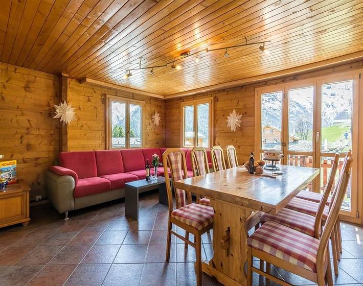 Ganze Ferienwohnung, 9-Bettwohnung in Saas-Fee, Walliser Alpen