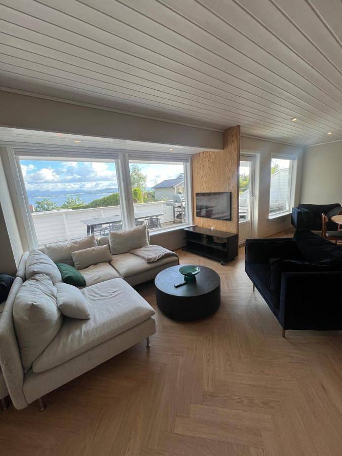 Ferienhaus für 8 Personen, mit Terrasse und Garten sowie Ausblick in Strand (Rogaland)