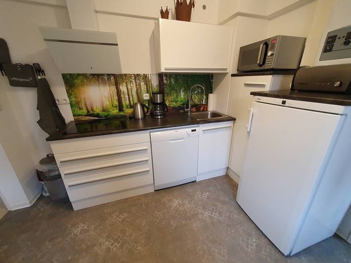 Ganze Ferienwohnung, Ferienhaus Dani - Ferienhaus mit einem Schlafzimmer in Bad Frankenhausen, Region Kyffhäuser