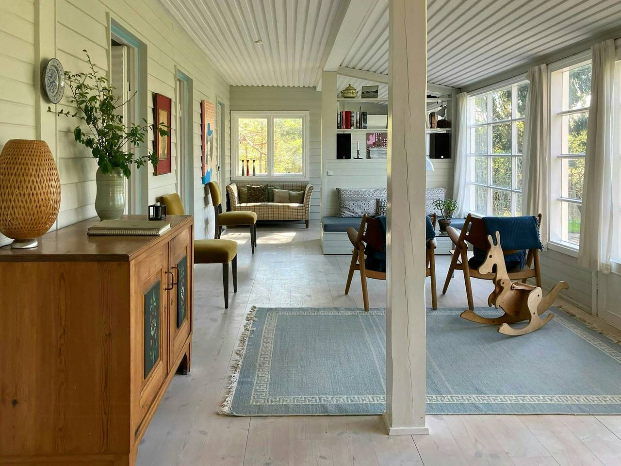 Gelbes Landhaus mit Charakter und Ruhe in Hornbæk, Kattegat Küste