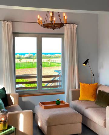 Ferienwohnung für 4 Personen, mit Balkon und Garten sowie Ausblick in Nienhagen