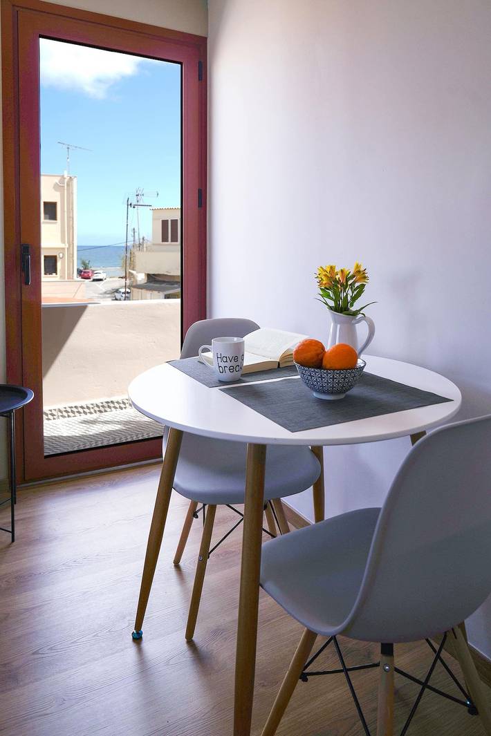 Ferienwohnung für 2 Personen, mit Balkon und Meerblick in Chania - 3