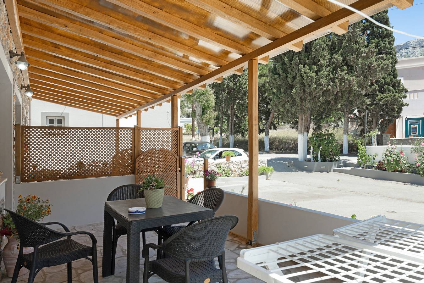 Ganze Wohnung, Apartment 'Iliana 1' mit Bergblick, Wlan und Klimaanlage in Panormos, Kalymnos