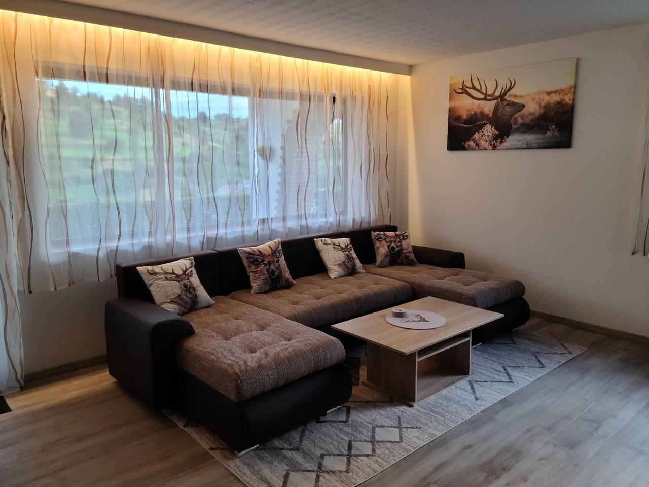 Ganze Wohnung, Ferienwohnung 'Am Südhang' mit Bergblick, privater Terrasse und Wi-Fi in Reichental, Gernsbach