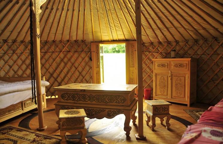 Yourte pour 4 personnes, avec jardin en Bretagne - 3