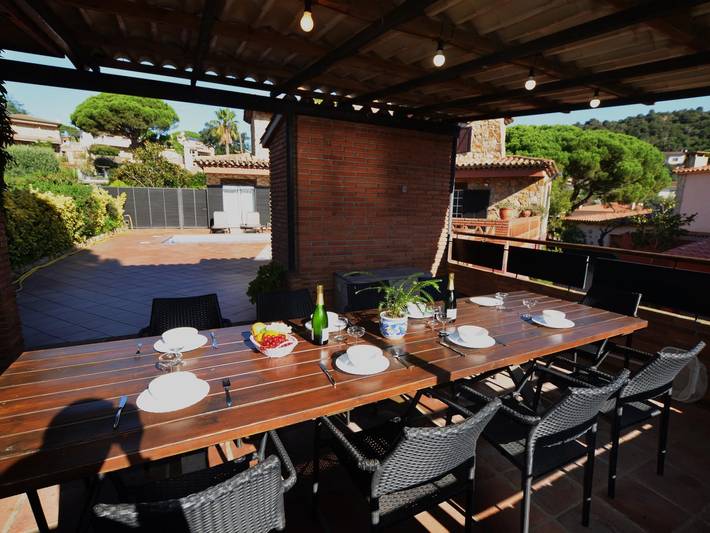 Villa Petit Castell 10 personnes piscine privée à 10 kms de la pl in Palafolls, Costa del Maresme