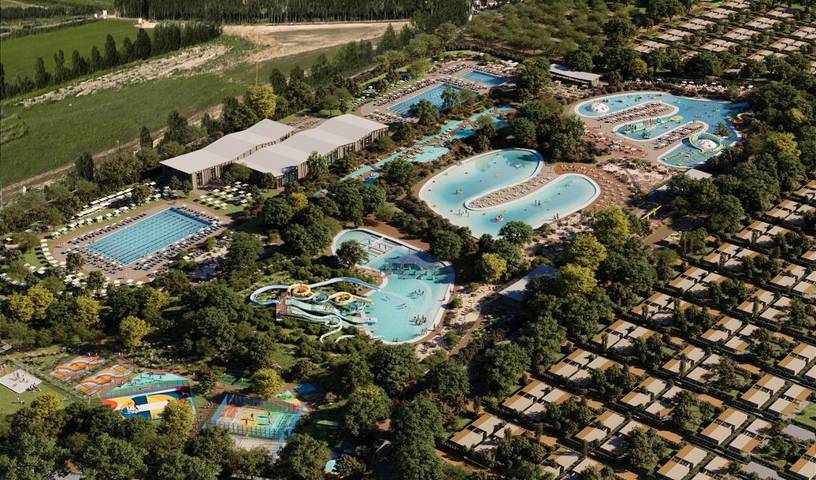 Camping per 5 persone, con Terrazza e Giardino nonché Piscina a Eraclea Mare