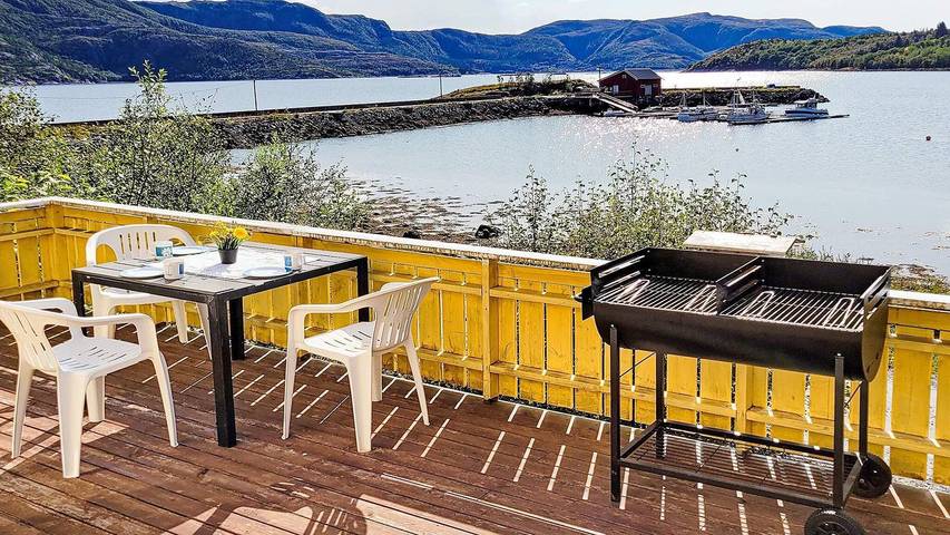 Ferieudlejning for 6 personer, med have i Norge