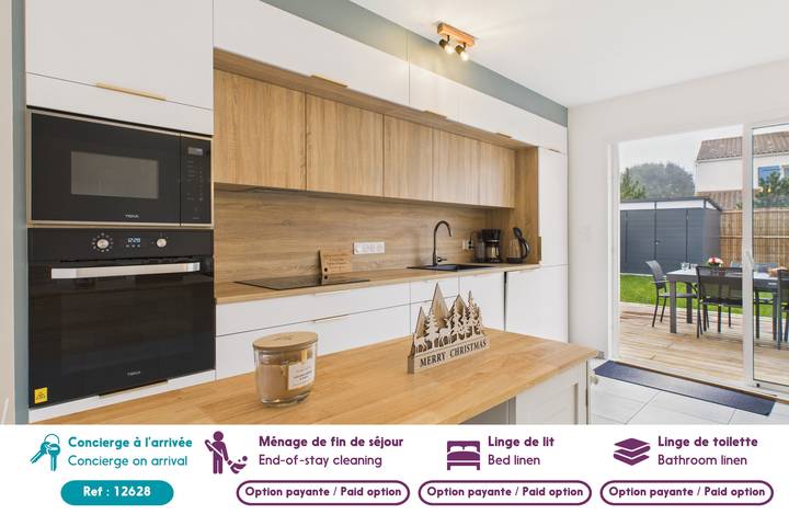 Location de vacances pour 8 personnes, avec terrasse et jardin à Saint-Vincent-sur-Jard - 4