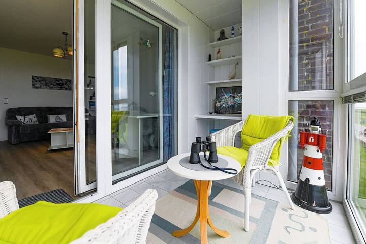 Ferienwohnung für 2 Personen, mit Balkon und Balkon/Terrasse sowie Garten in Sahlenburg - 3