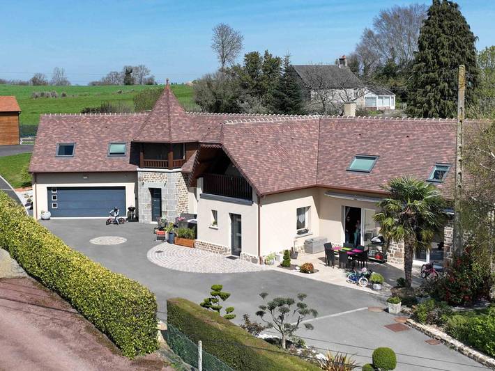 Maison de vacances pour 6 personnes, avec jardin et jacuzzi dans Orne