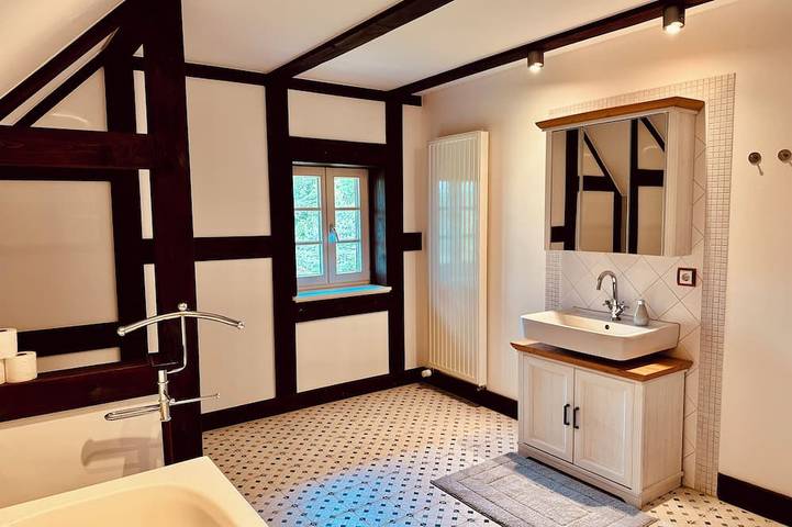 Ganze Wohnung, Perfekte Fewo mit Panorama-Ausblick, See, Steg, Boot, Sauna -Ruhe und viel Platz in Feldberger Seenlandschaft, Mecklenburg-Strelitz