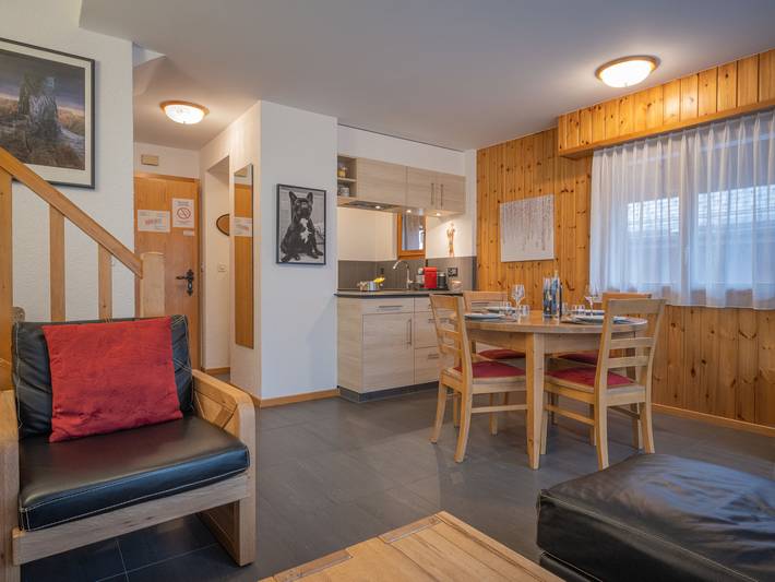 Gîte pour 4 personnes, avec sauna et balcon, animaux acceptés dans Ovronnaz - 4