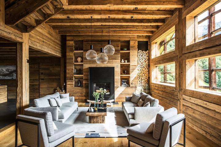 Chalet pour 23 personnes, avec jardin