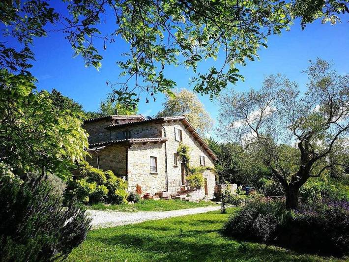 Agriturismo per 4 persone, con giardino, con animali domestici in Gubbio