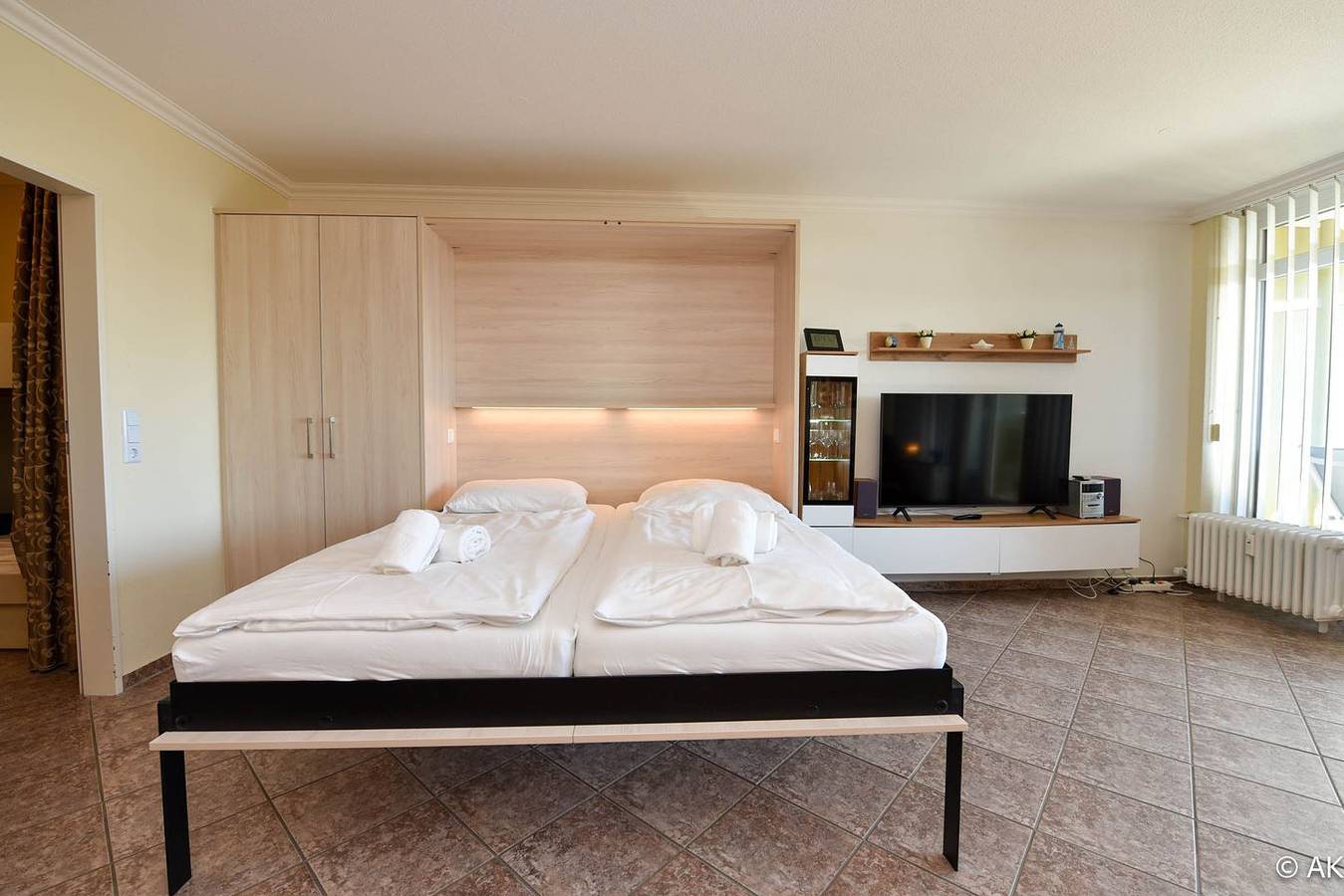 Appartement entier, 1-Zimmer Appartement im Haus Panorama mit Seeblick zur Seeschifffahrtslinie in Duhnen, Cuxhaven