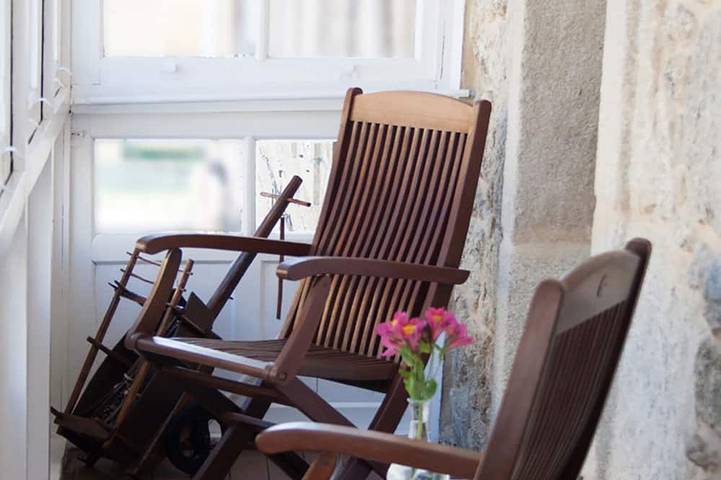 Gîte pour 6 personnes, avec Balcon à Guitiriz