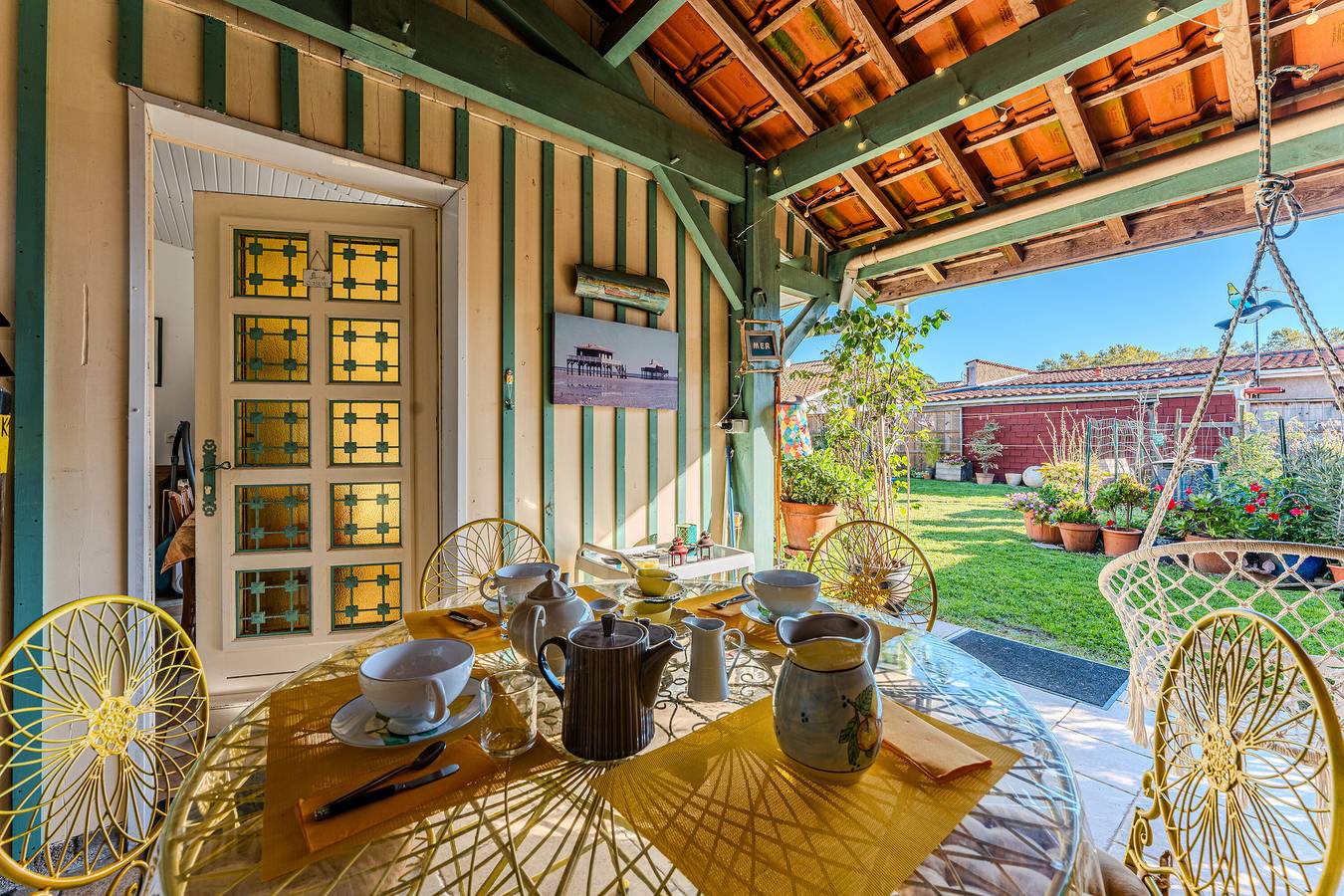 Chambre d'hôtes « La Chambre Curry Du Bassin » avec jardin privé et Wi-Fi in La Teste-de-Buch, Région d'Arcachon