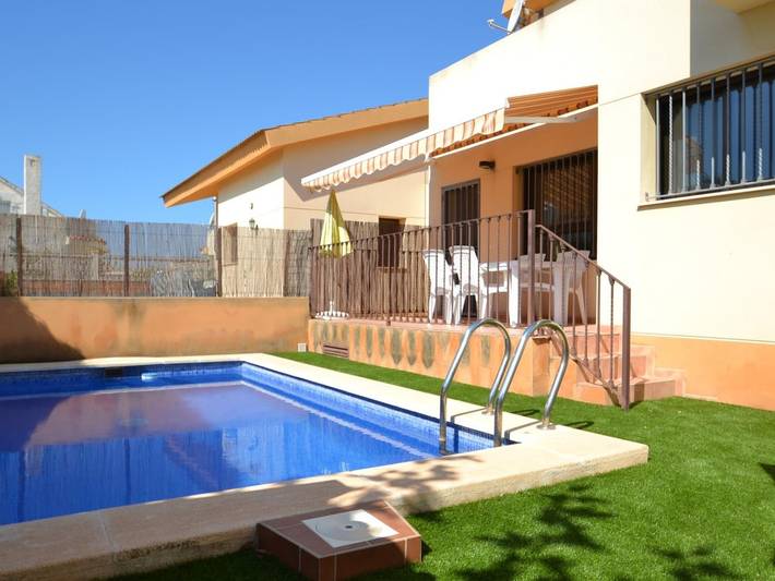 Maison de vacances pour 6 personnes, avec balcon/terrasse et piscine - 1