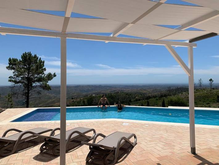 Camping für 4 Personen, mit Pool und Garten sowie Ausblick und Seeblick an der Algarve - 4