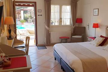 Chambre d’hôte pour 2 personnes, avec sauna ainsi que piscine et jardin à Tourrettes-sur-Loup