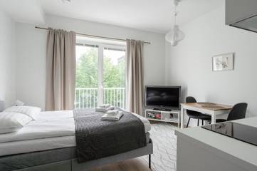 Gîte pour 2 personnes, avec vue et balcon dans Tampere