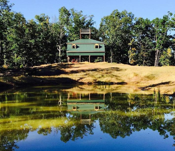 Vacation rental for 12 people, with terrace in Ozark Mountains