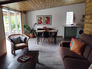 Gîte pour 4 personnes, avec jardin et vue dans Cirque de Salazie