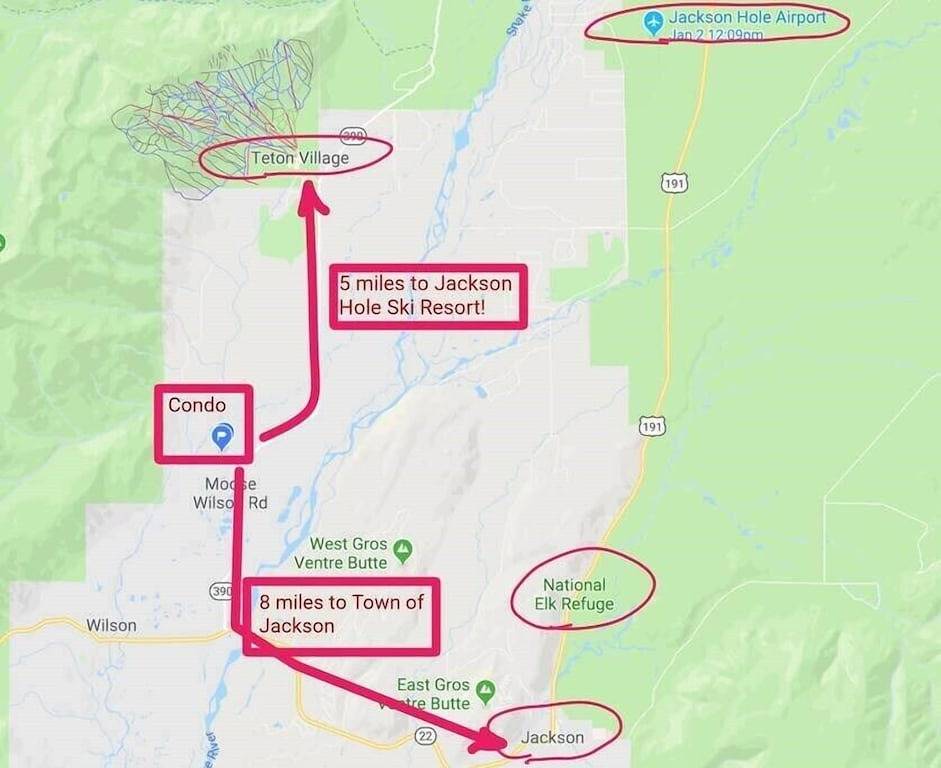 Ganze Wohnung, Spektakuläre Mountain Condo in großartiger Lage! 5 Meilen von Jhmr; 8 mi nach Jackson in Moose Wilson Road, Grand Teton Nationalpark