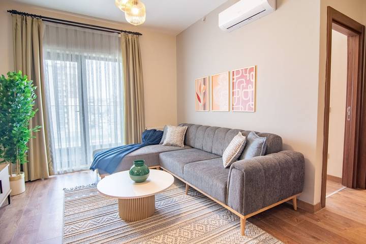 Vacation rental for 3 people, with balcony and pool as well as garden in Turkey