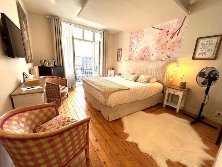Chambre d’hôte pour 2 personnes, avec Balcon et Vue