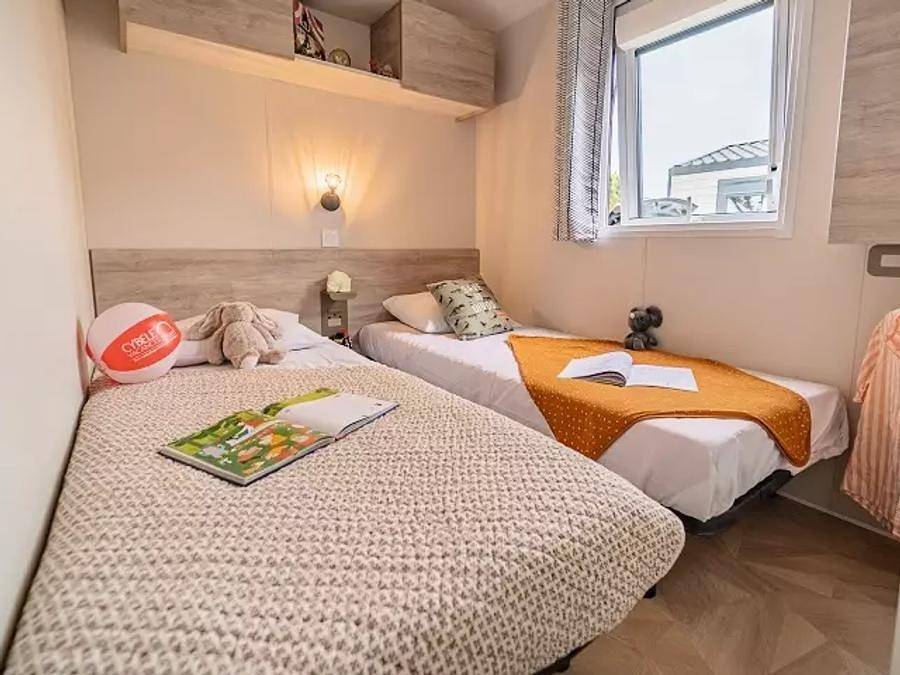 Camping l'Océan - Mobilhome 6 personas - Emotion 4 Habitaciones 6 Personas + Tv in Brem-sur-Mer, Valle del Loira