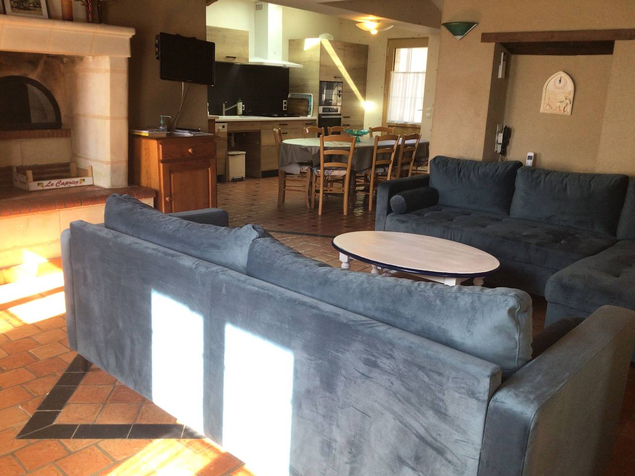 Gîte Anjou familial avec cheminée, climatisation, Wifi in Échemiré, Vallée de la Loire
