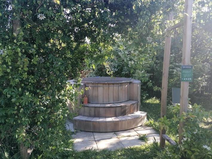 Maison de vacances pour 2 personnes, avec piscine et sauna ainsi que jardin et jacuzzi