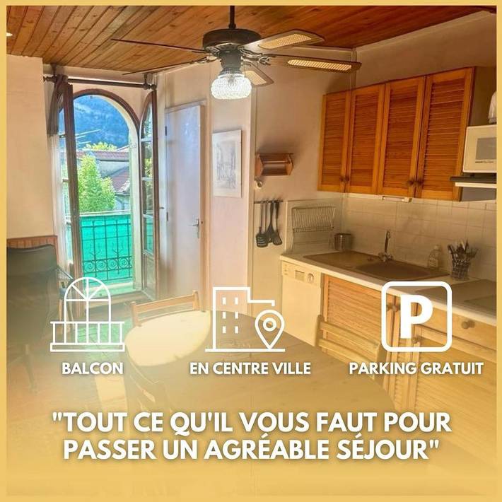 Appartement de vacances pour 2 personnes, avec balcon