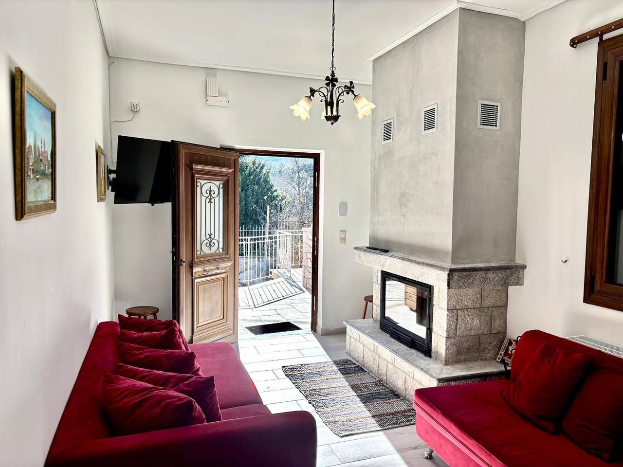 Villa “Xani's Suite” with Fireplace in Gravia, Phocis region