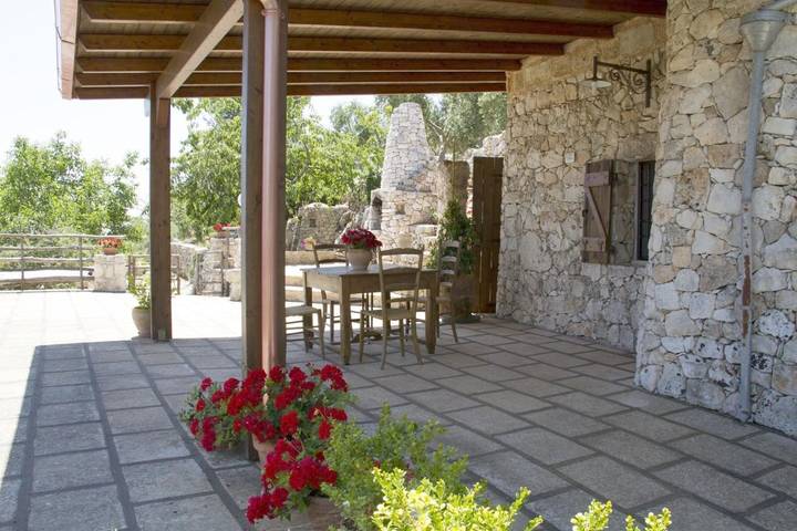 Casa vacanza per 5 persone, con giardino e panorama in Specchia