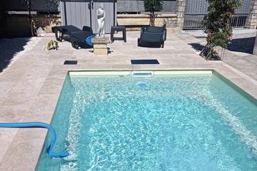 Gîte pour 3 personnes, avec jardin et terrasse, animaux acceptés à Saint-Martin-de-Valgalgues