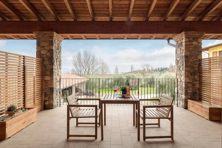 Bauernhof für 2 Personen, mit Balkon und Garten am Gardasee - 2