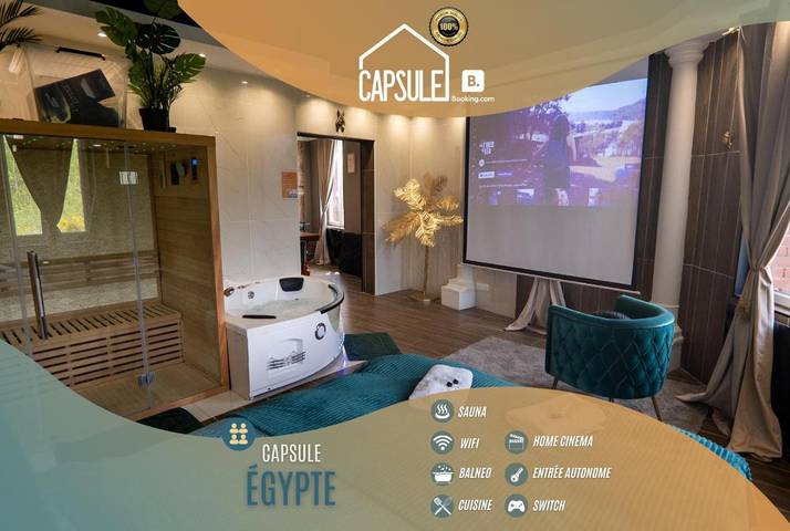 Gîte pour 4 personnes, avec jacuzzi et sauna à Crespin (Nord)
