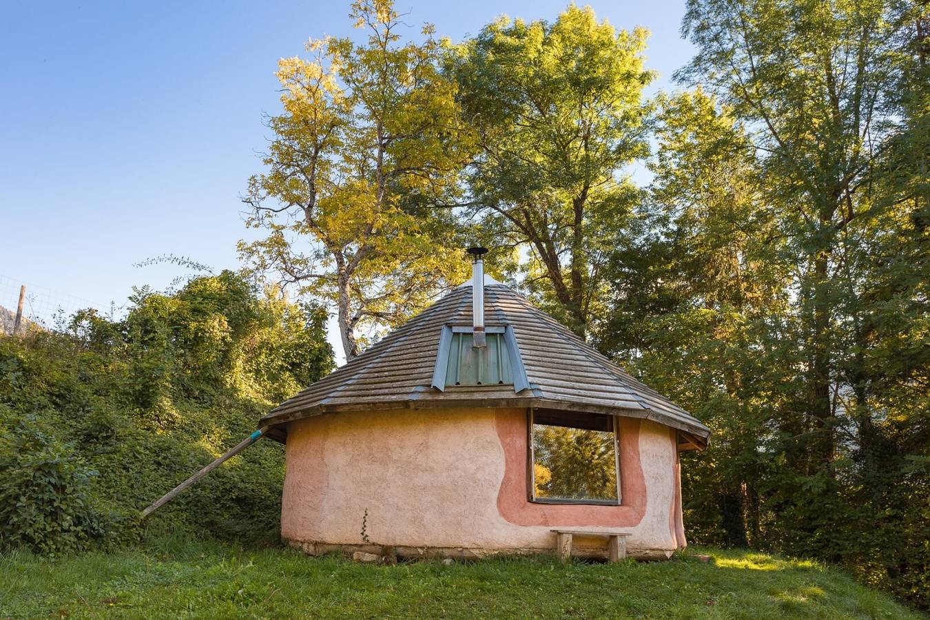Cabane du Renard: alojamiento único con vistas a la montaña in Prébois, Isère