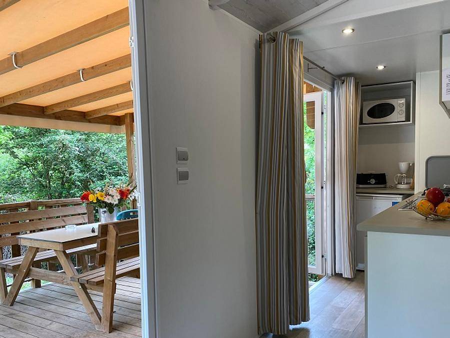 Camping La Chêneraie **** - Mobilhome 4 personnes - Cottage Le Mercure - climatisé - 2 chambres - S in Saint-Géry-Vers, Parc Naturel Régional des Causses du Quercy